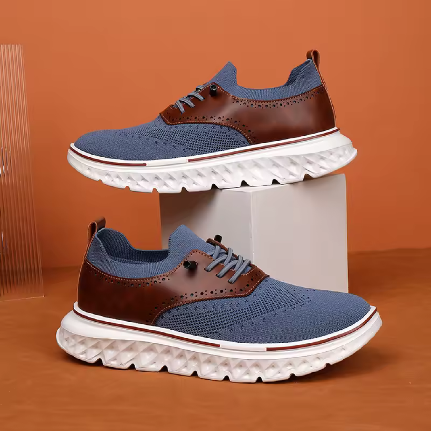 Men’s Wide Fit Comfortable Casual Shoes Prescott Mode