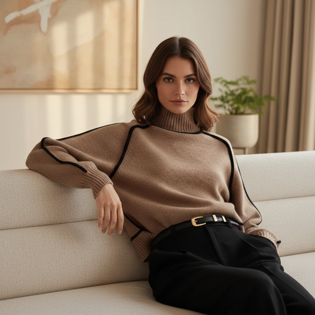 The Nordline Contrast Sweater Prescott Mode
