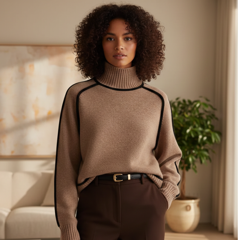 The Nordline Contrast Sweater Prescott Mode
