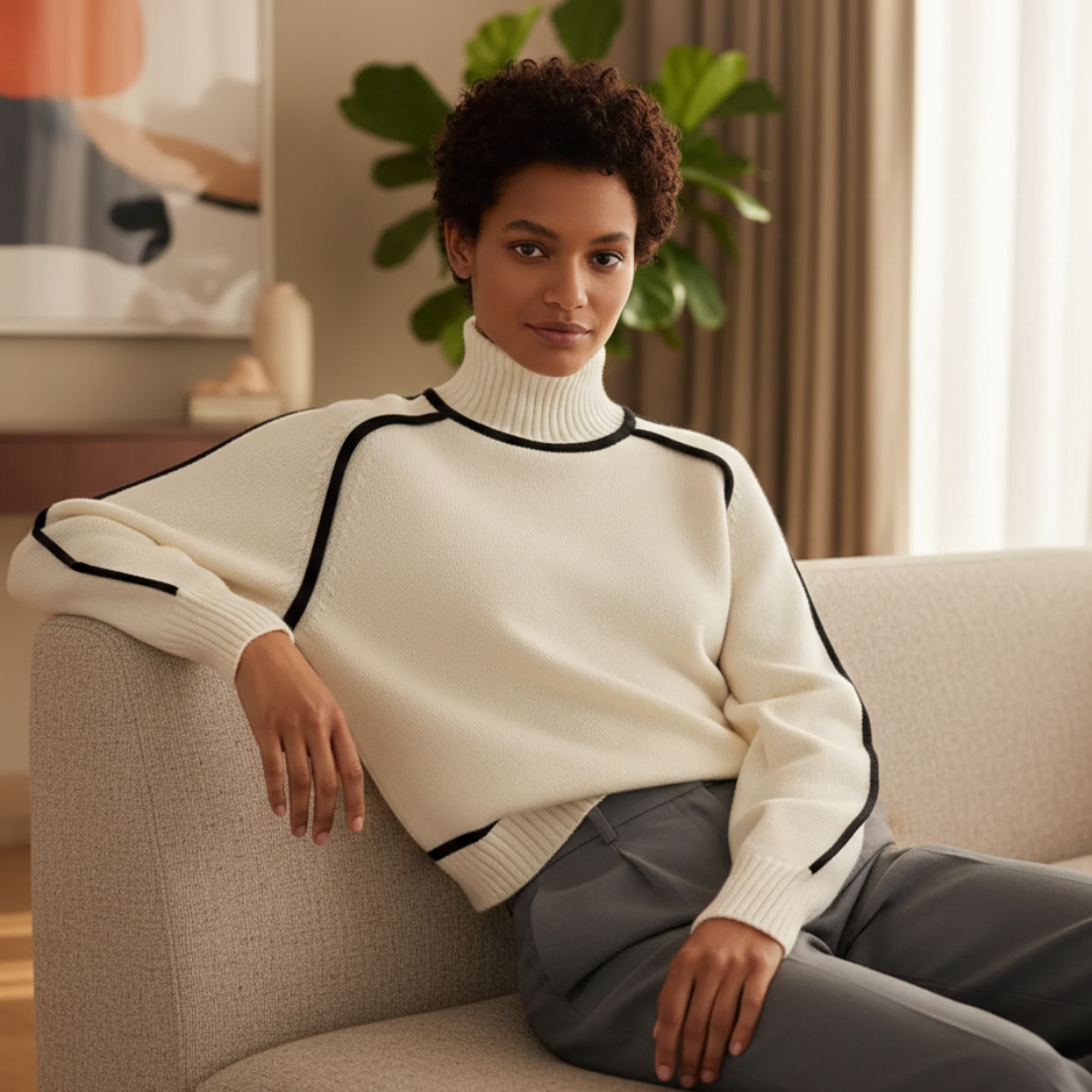 The Nordline Contrast Sweater Prescott Mode