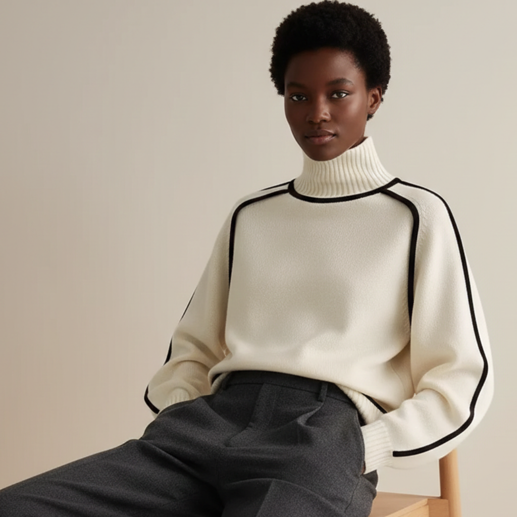The Nordline Contrast Sweater Prescott Mode