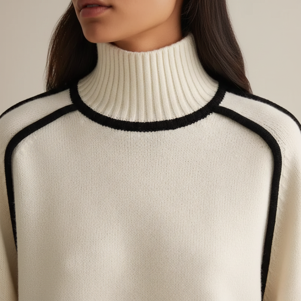 The Nordline Contrast Sweater Prescott Mode