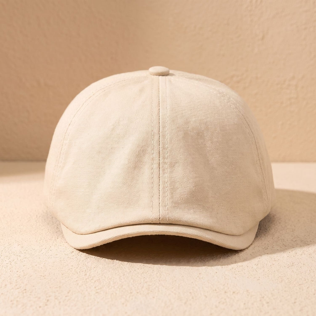 Men's Adjustable Cotton Flat Cap Newsboy Beret Hat
