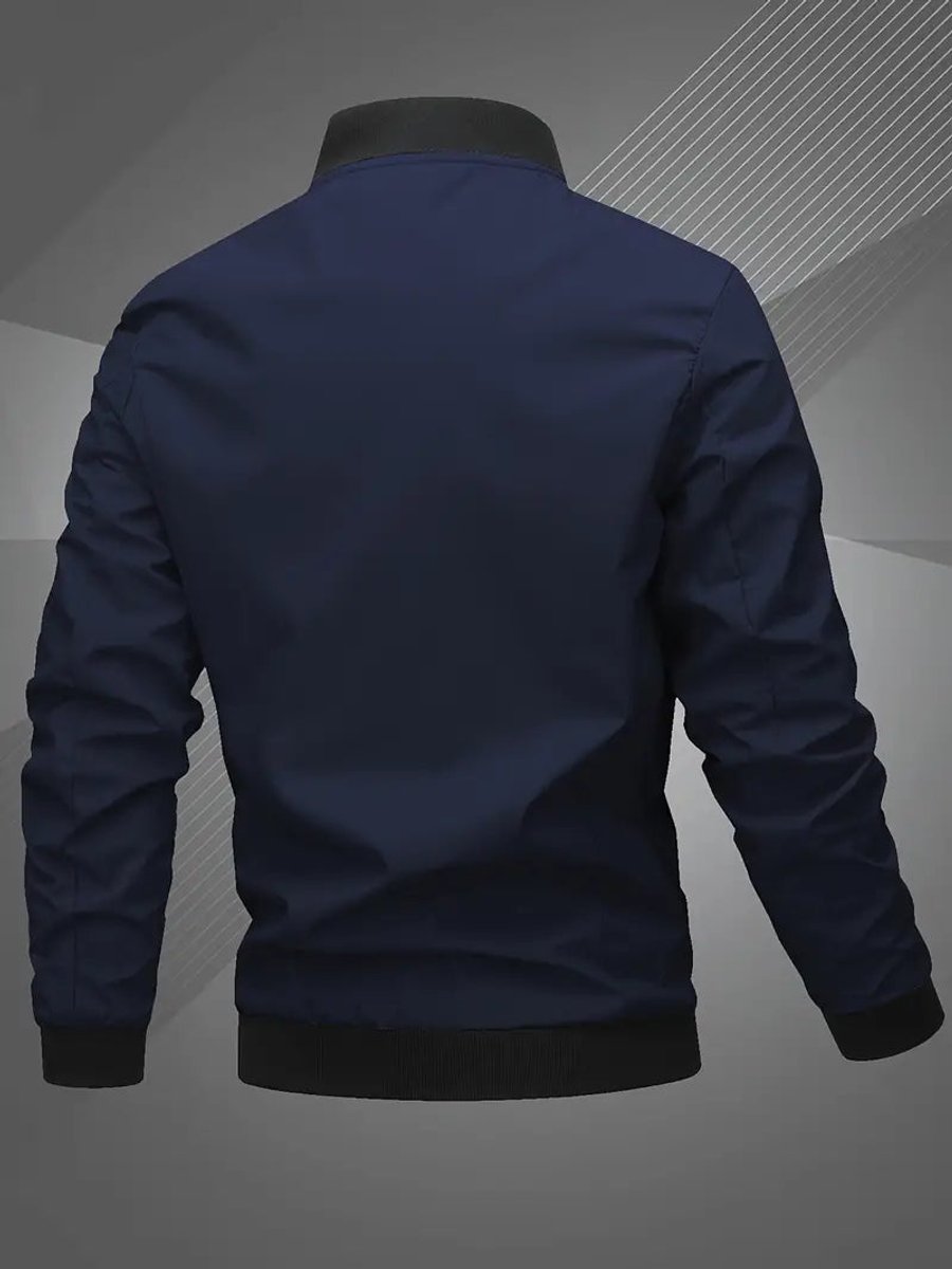 Men's Casual Lightweight Zip-Up Mens Bomber Jacket