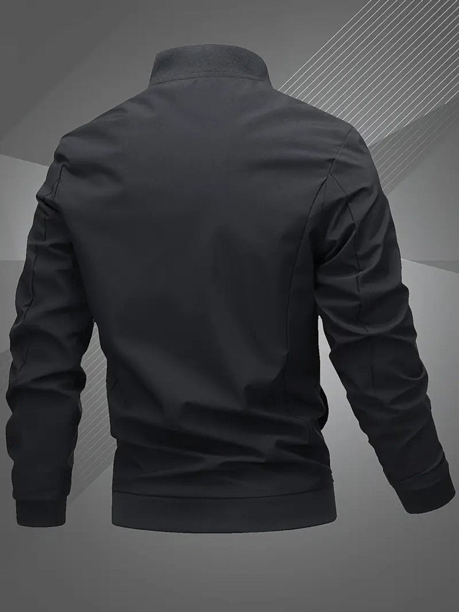 Men's Casual Lightweight Zip-Up Mens Bomber Jacket