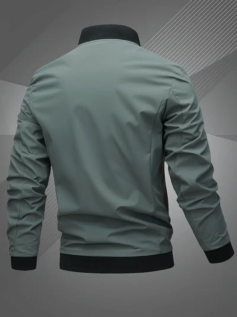 Men's Casual Lightweight Zip-Up Mens Bomber Jacket