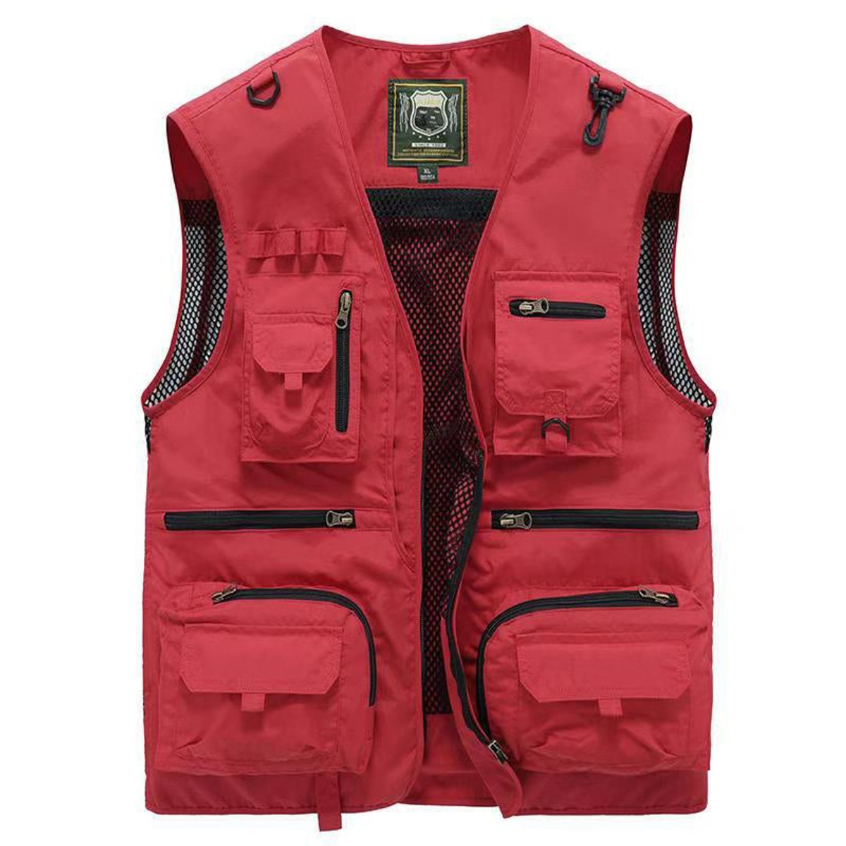 Mens Gilet Multi-Pocket Outdoor Fishing Vest