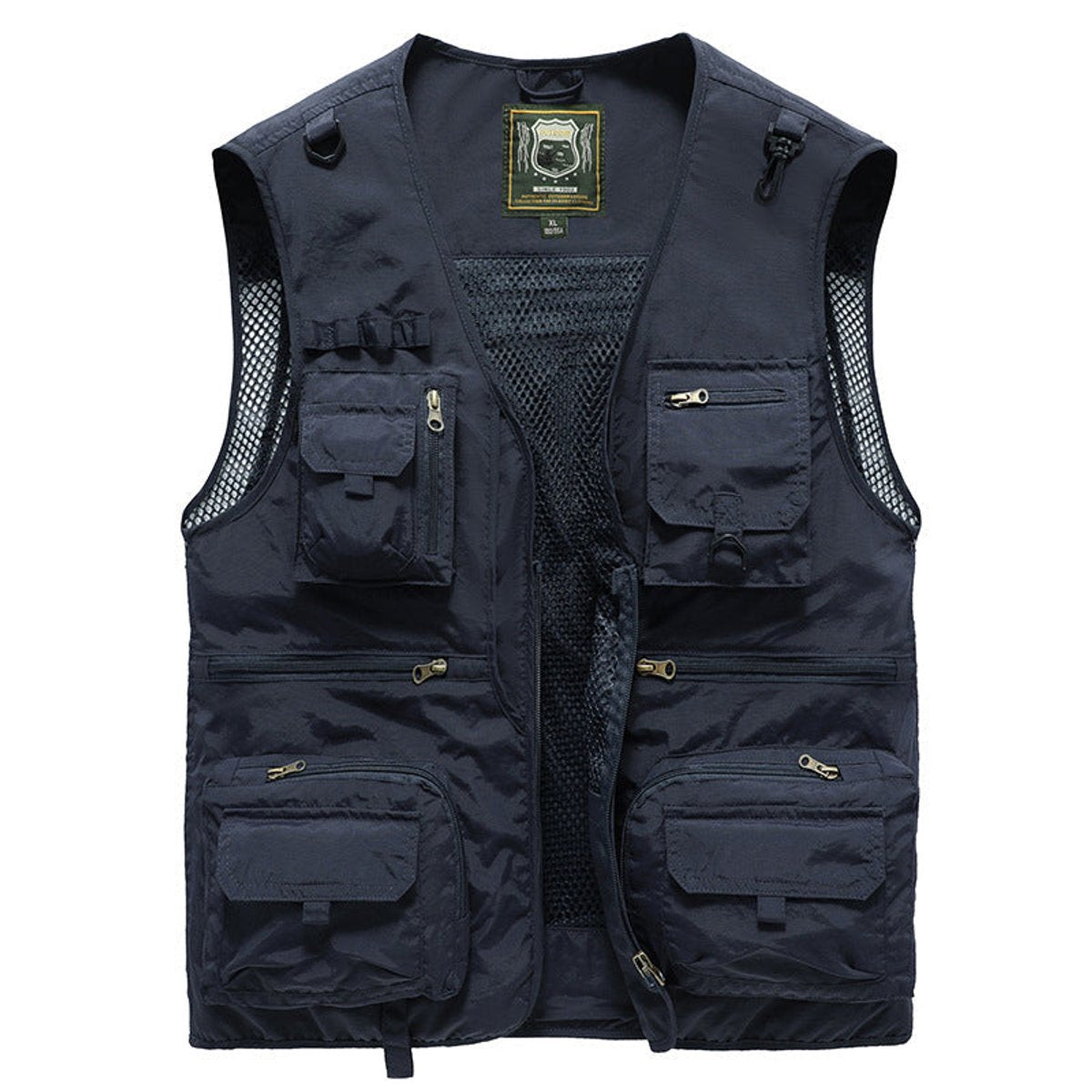 Mens Gilet Multi-Pocket Outdoor Fishing Vest