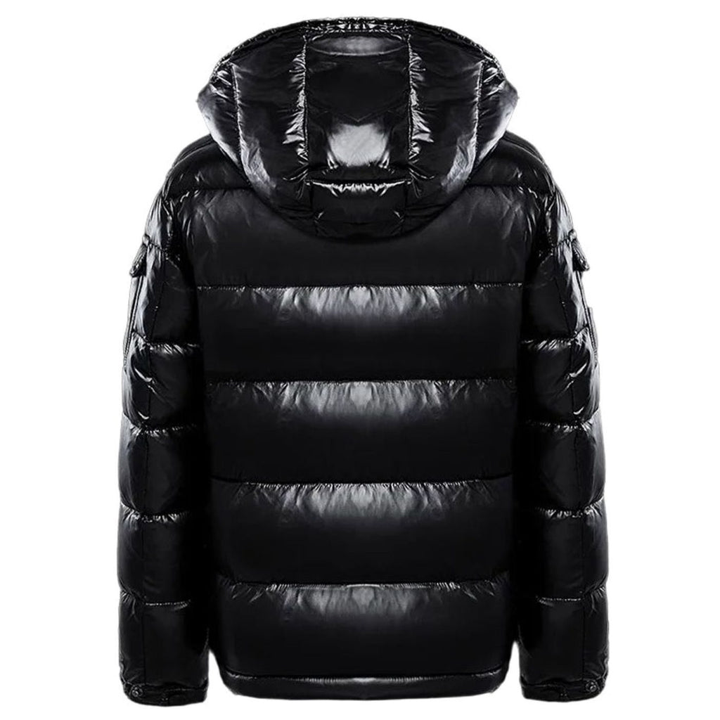 Men's Hooded Puffer Quilted Jacket Full-Zip Winter Coat