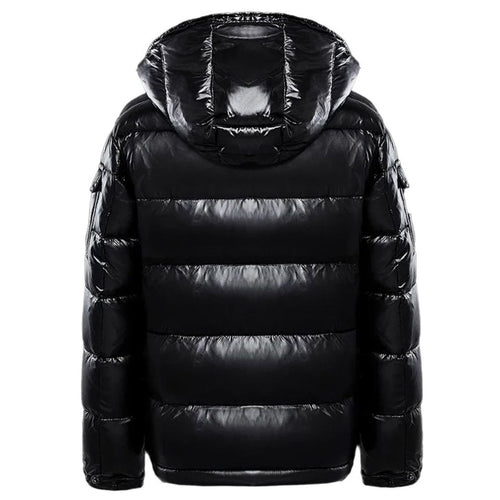 Men's Hooded Puffer Quilted Jacket Full-Zip Winter Coat