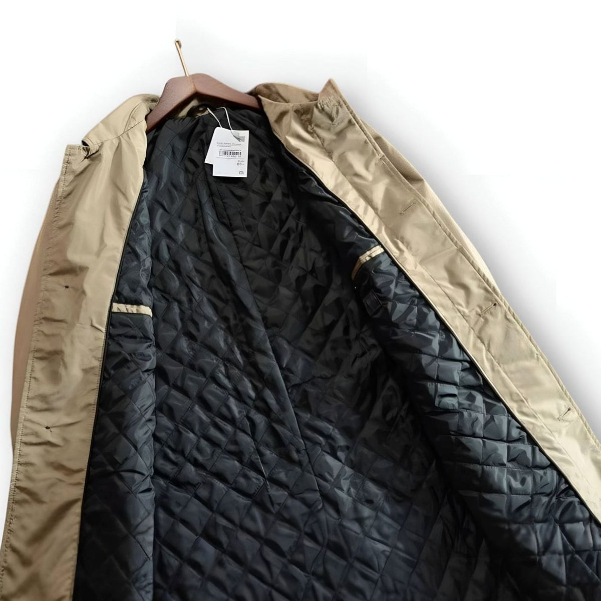 Men's Relaxed-Fit Longline Button-Front Coat