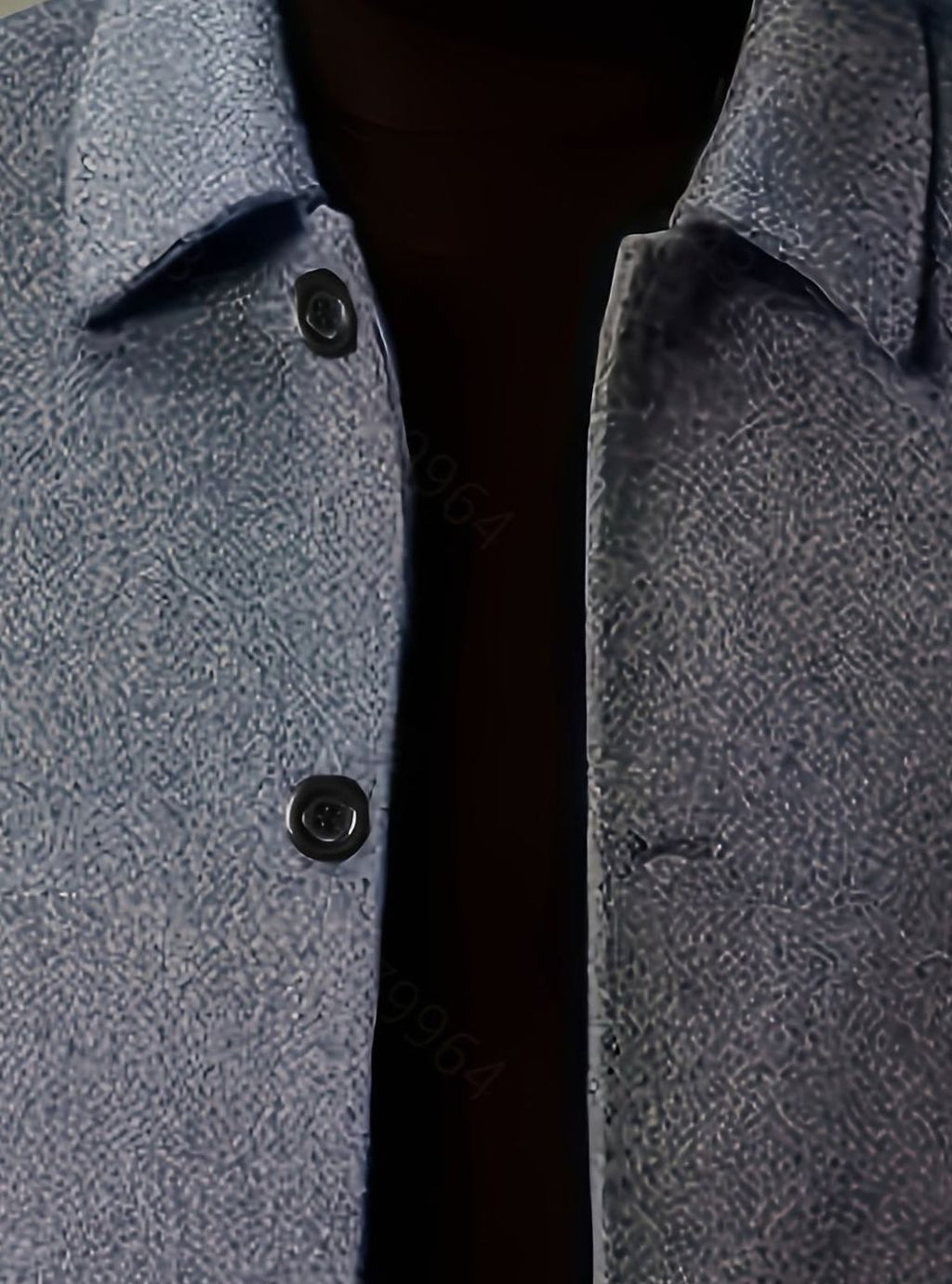 Men's Single-Breasted Wool Overcoat Classic Collar Topcoat