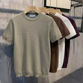Men's Textured Knit Crewneck Sweater Relaxed Fit - Green