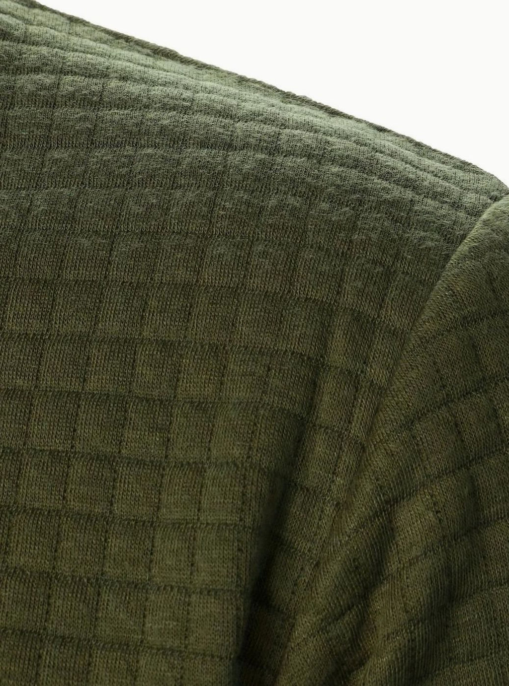 Men's Textured Zip-Up Bomber Jacket Ribbed Trim