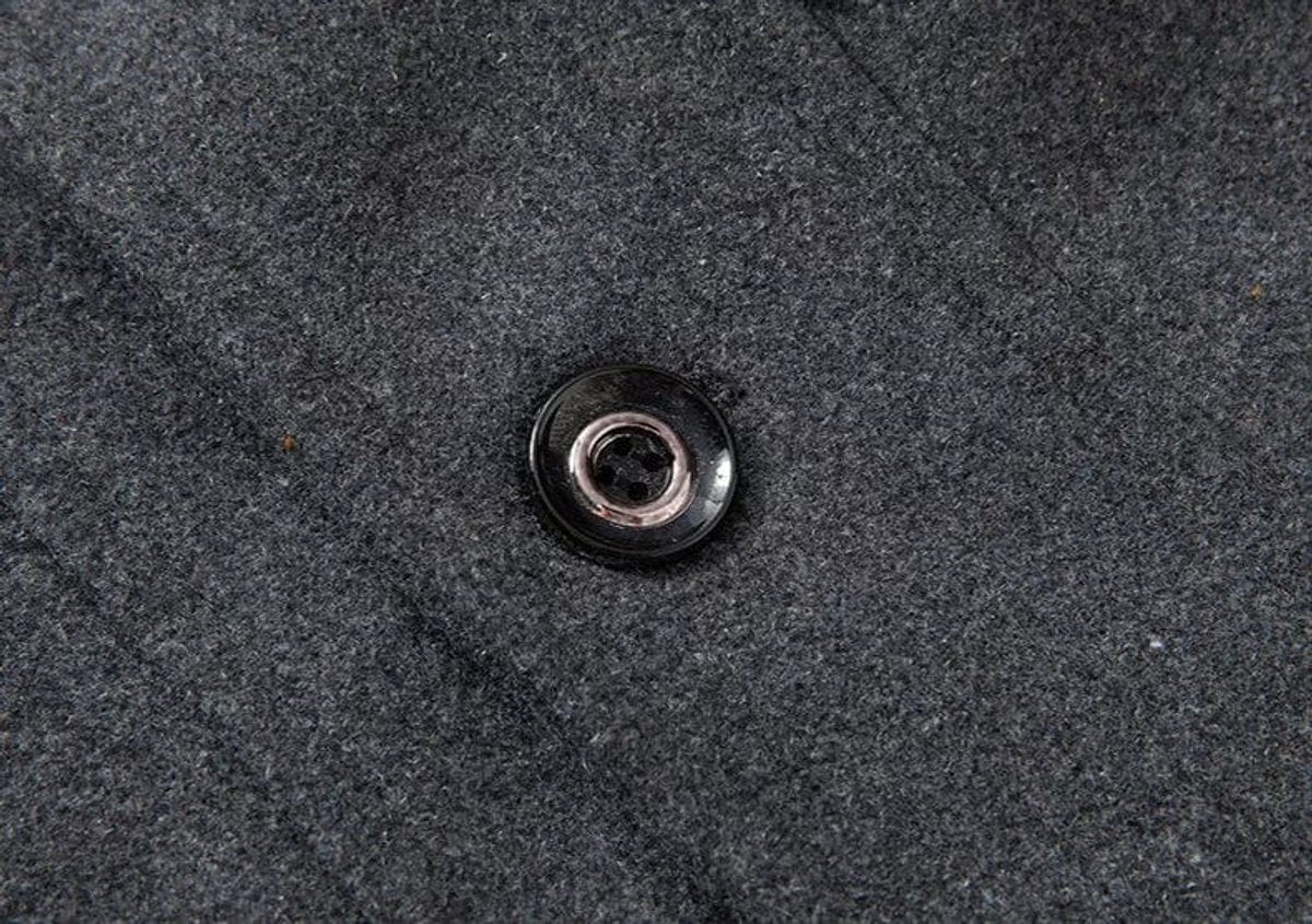 Mens Wool Coat Double-Layer Winter Overcoat Knit Collar