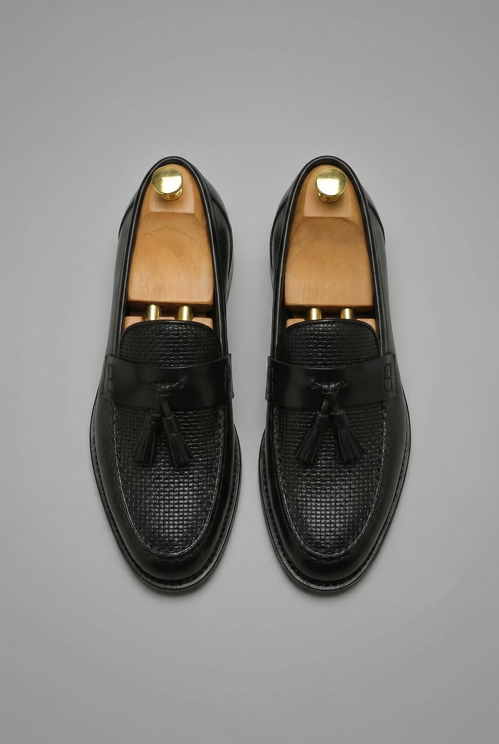 Men's Woven Tassel Slip-On Dress Loafers
