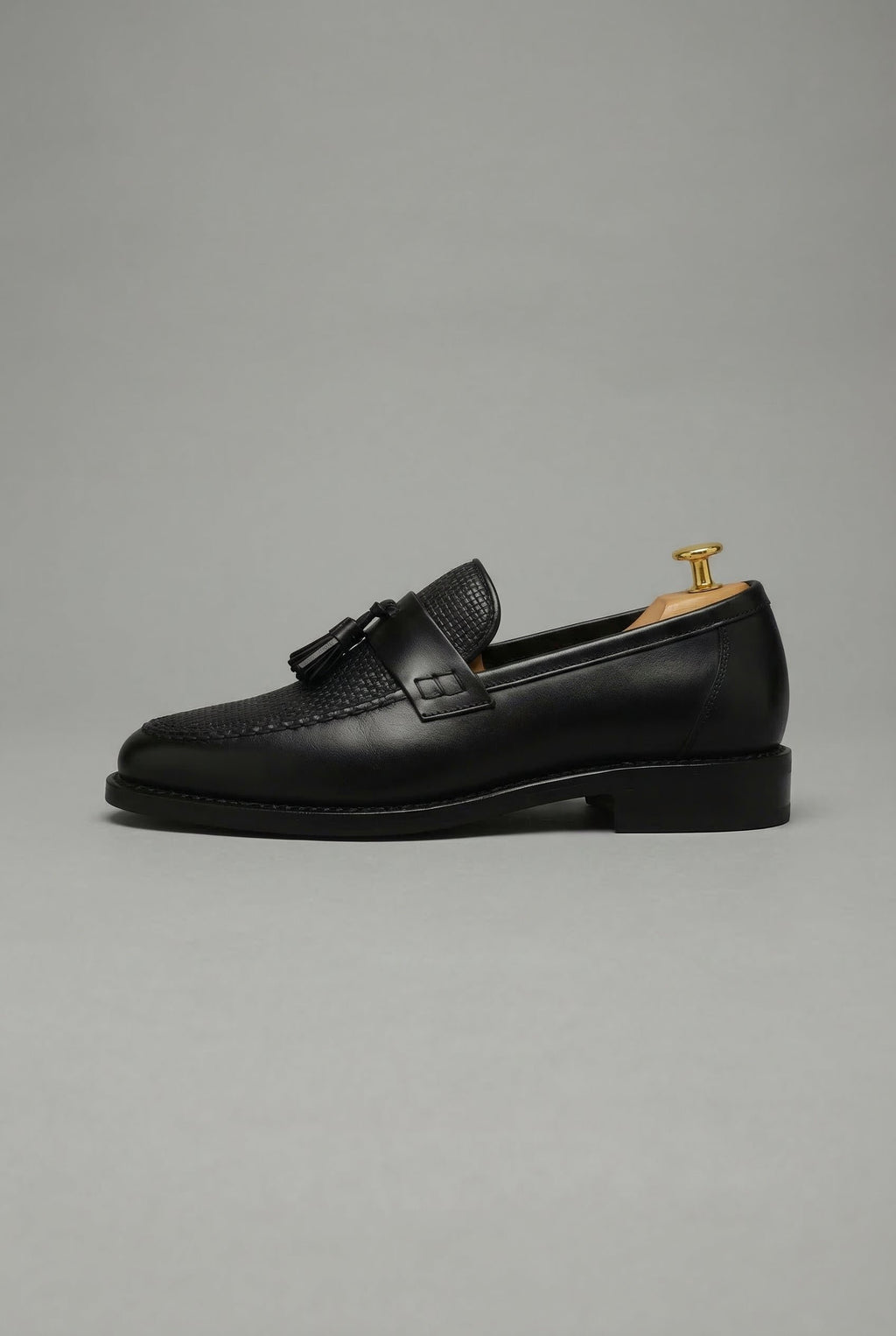Men's Woven Tassel Slip-On Dress Loafers