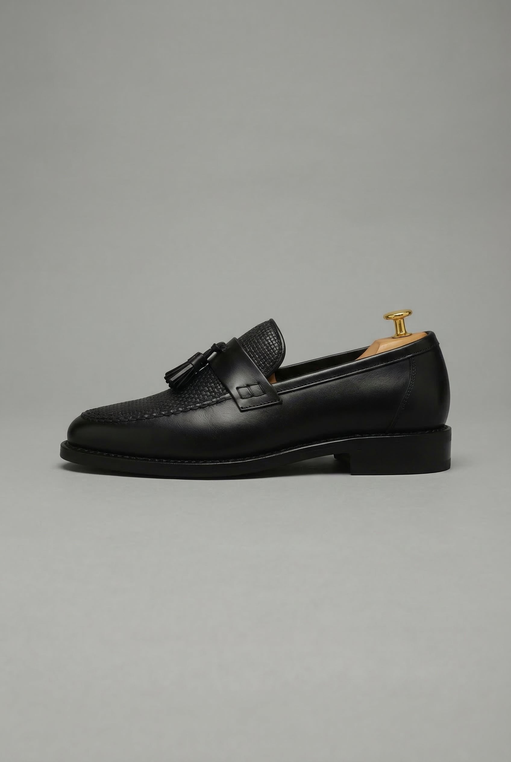 Men's Woven Tassel Slip-On Dress Loafers