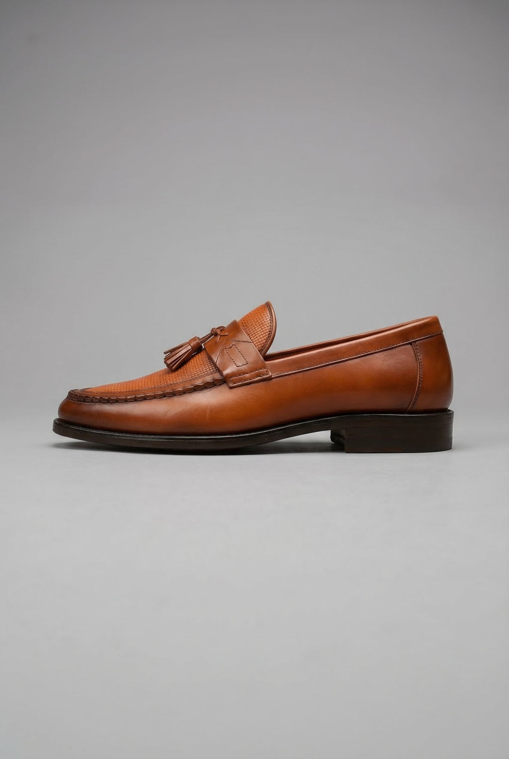 Men's Woven Tassel Slip-On Dress Loafers