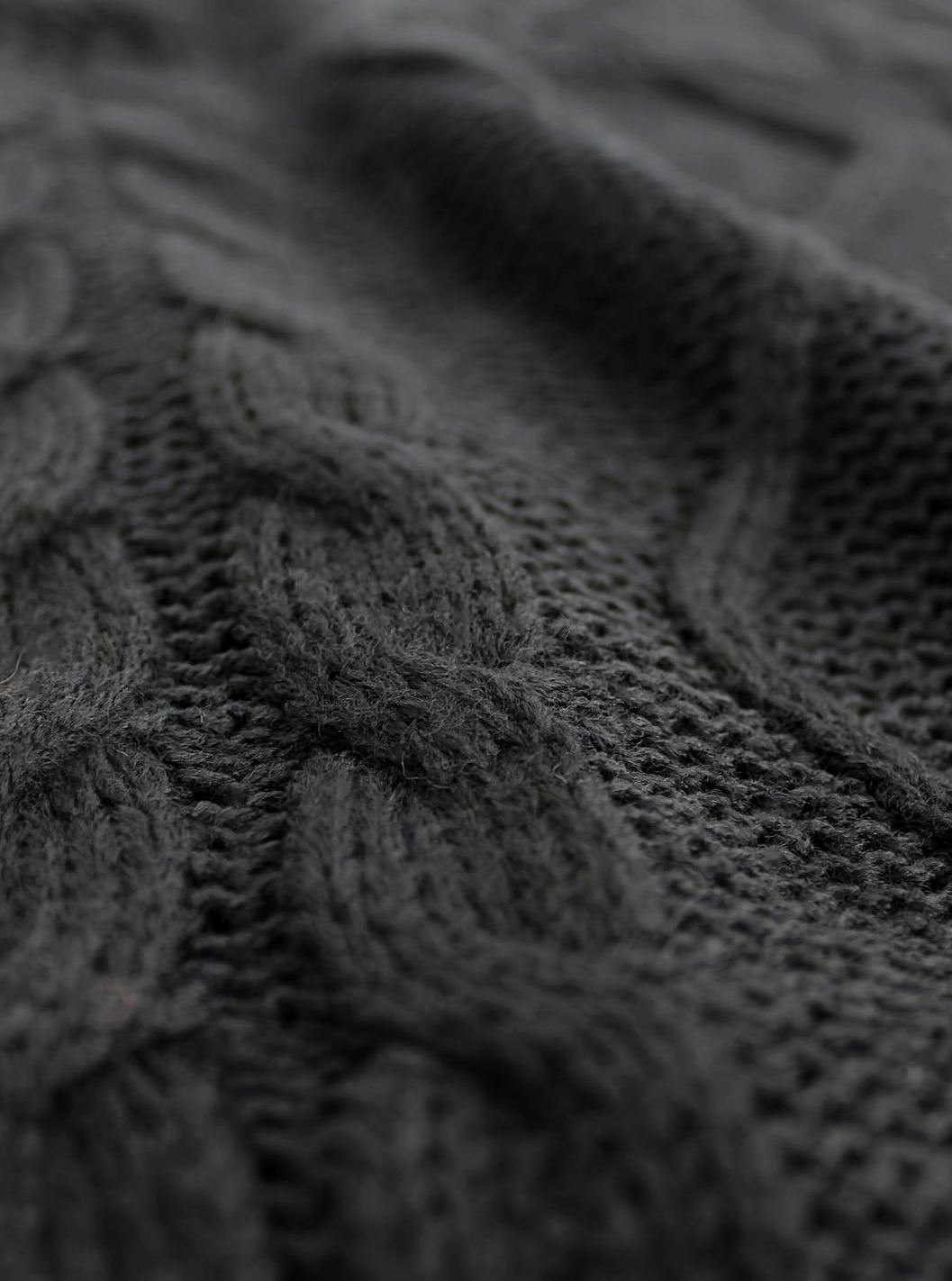Women's Cable-Knit V-Neck Sweater Vest Relaxed Pullover