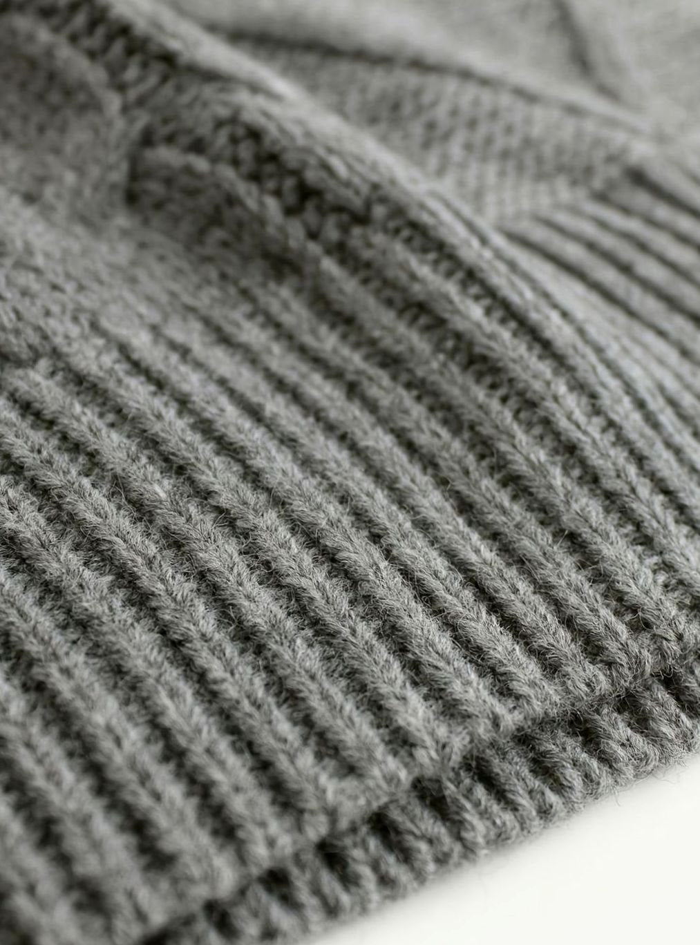 Women's Cable-Knit V-Neck Sweater Vest Relaxed Pullover