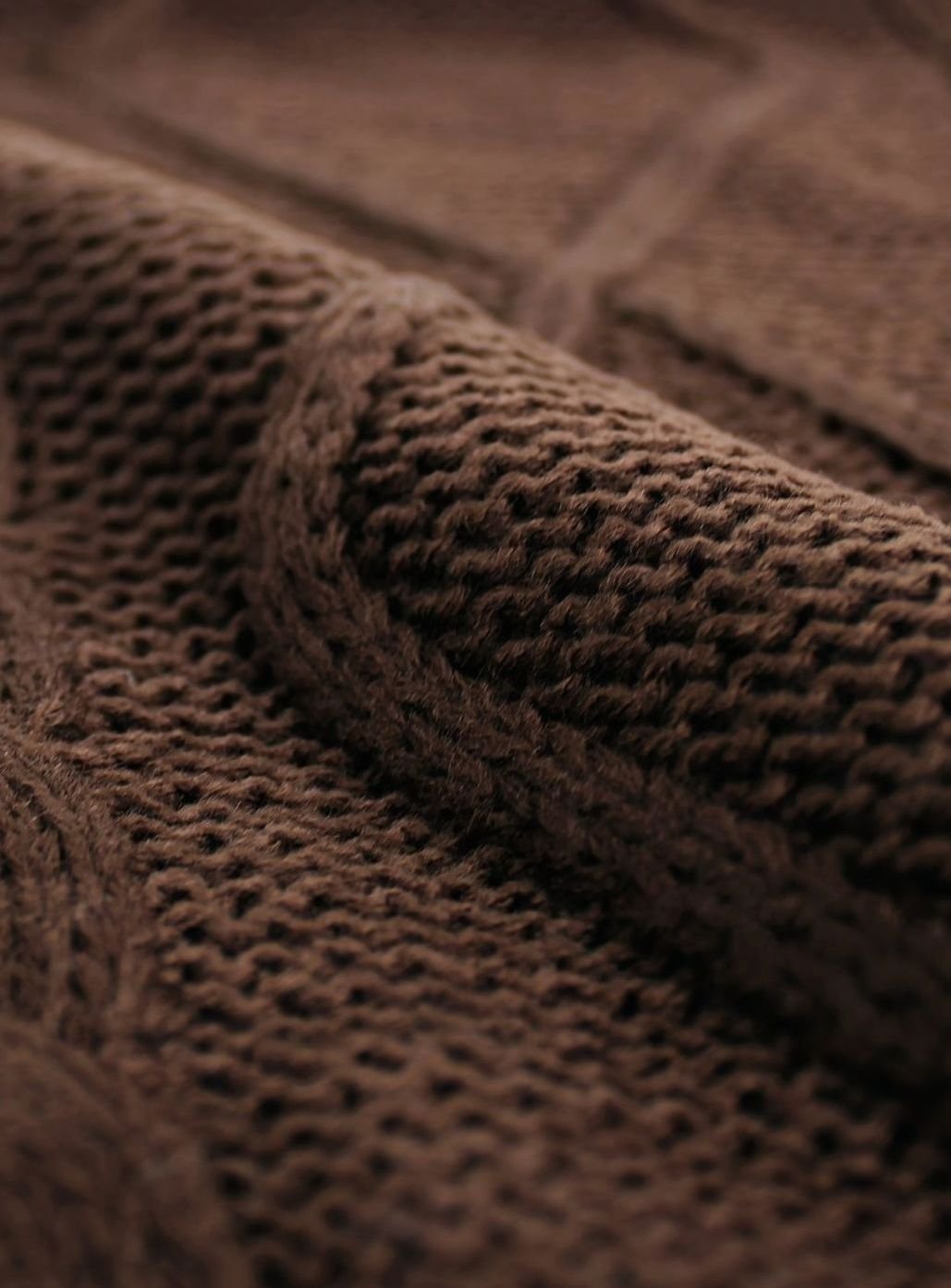 Women's Cable-Knit V-Neck Sweater Vest Relaxed Pullover