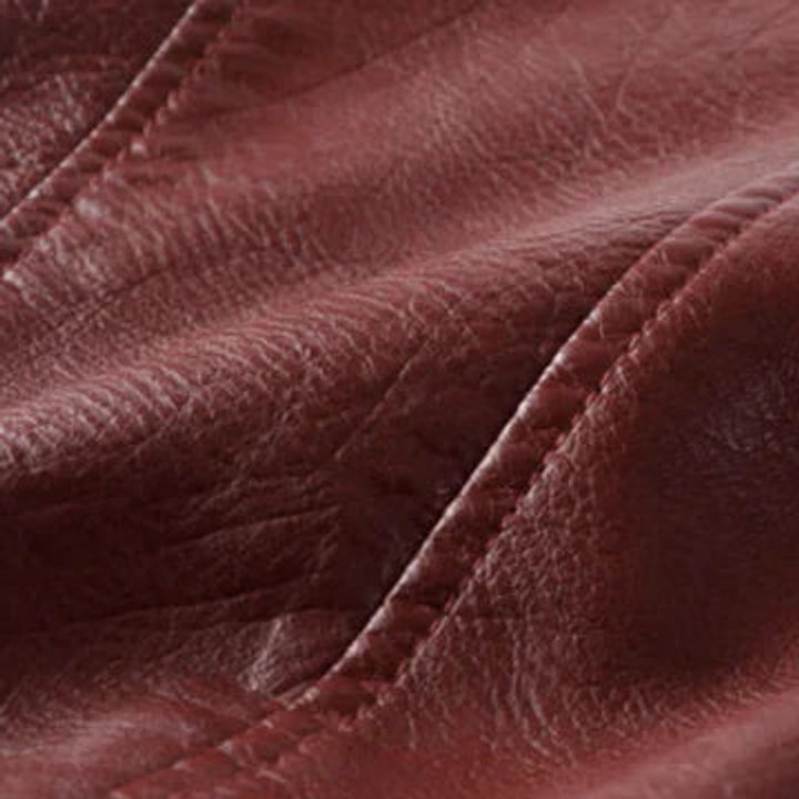 Women's Cropped Moto Zip-Up Faux Leather Jacket