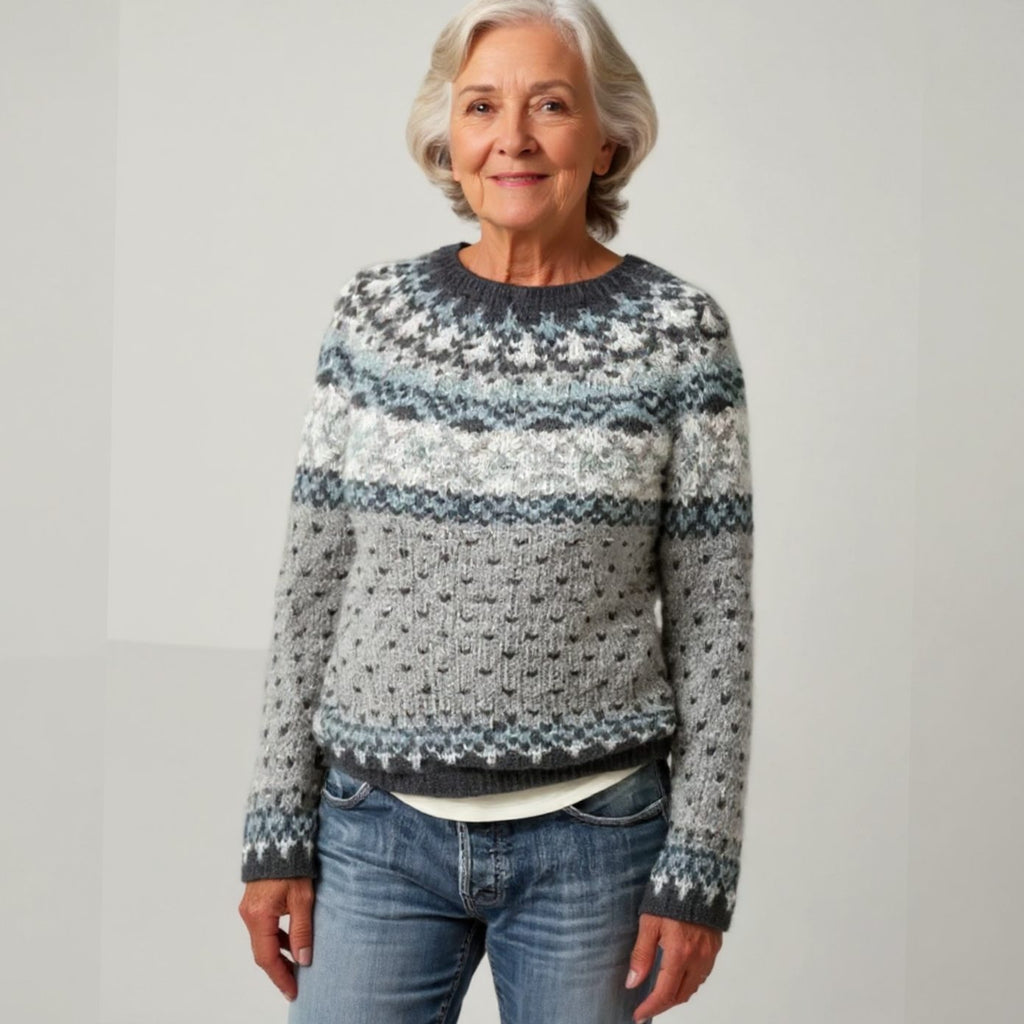 Women's Fair Isle Nordic Crewneck Christmas Sweater
