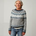 Women's Fair Isle Nordic Crewneck Christmas Sweater