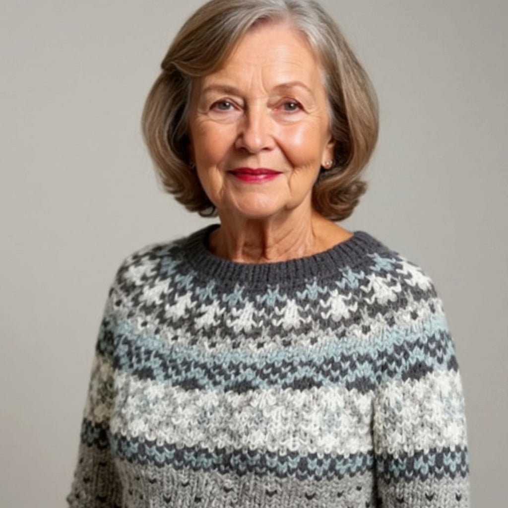 Women's Fair Isle Nordic Crewneck Christmas Sweater