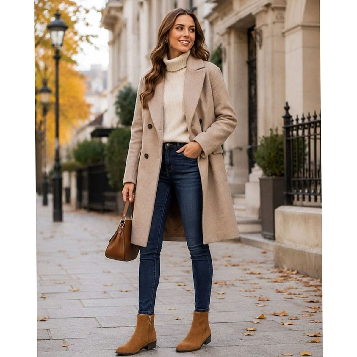 Women's Faux Suede Side-Zip Block Heel Ankle Boots