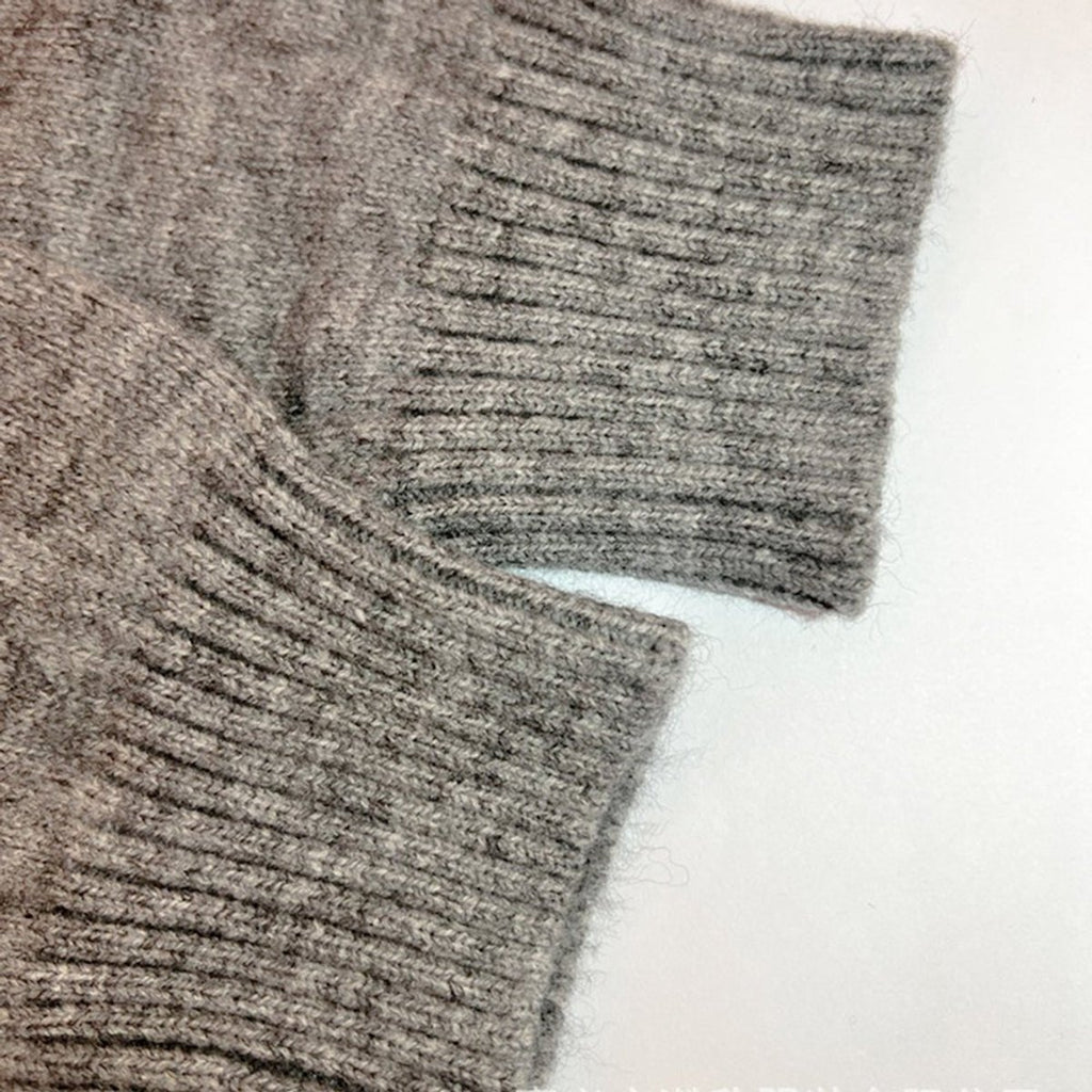 Women's Hooded Open-Front Letter-Knit Cardigan Sweater