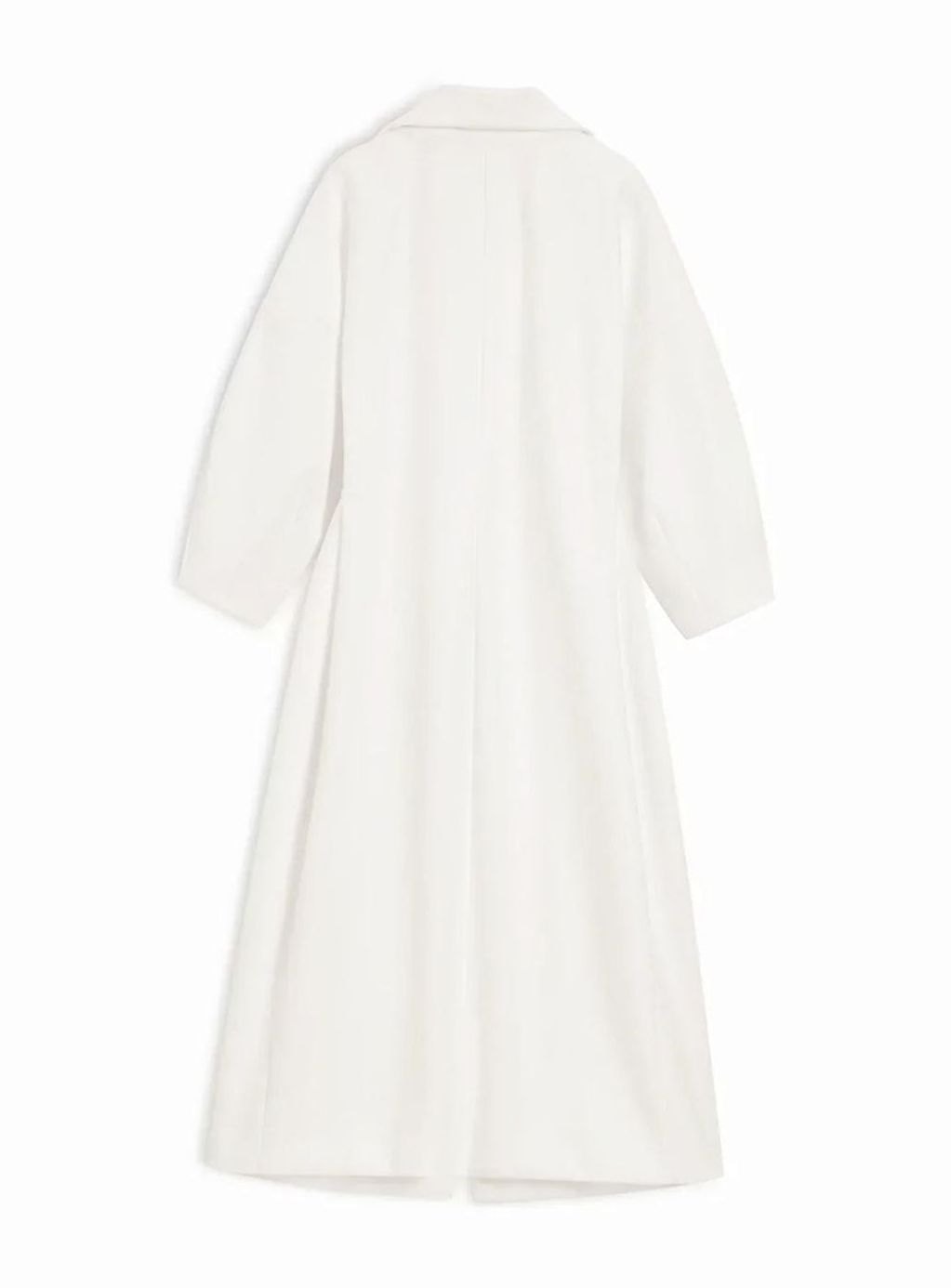 Women's Longline Double-Breasted Tailored Wool Coat