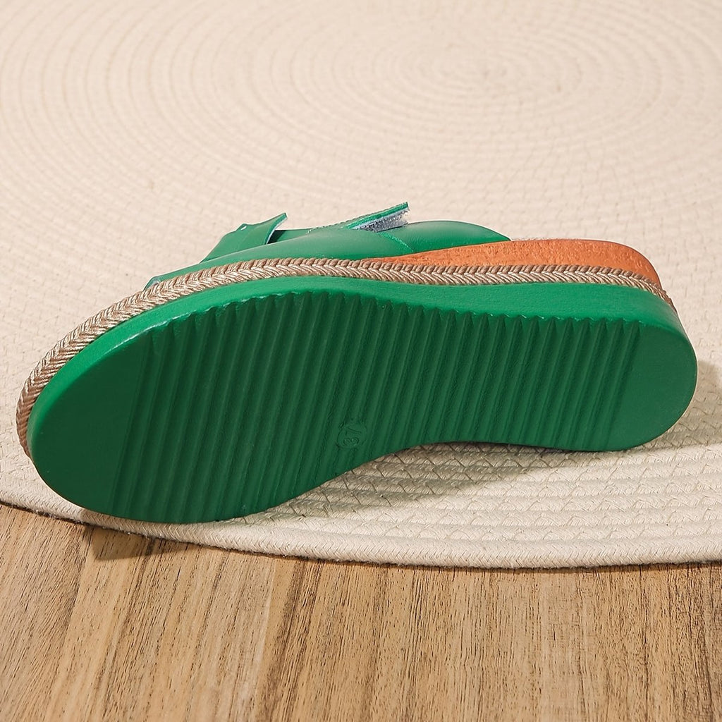 Women's Open-Toe Wedge Velcro Comfortable Sandals