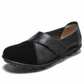 Women's Orthopedic Arch-Support Slip-On Loafers - Black