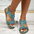 Women's Orthopedic Bohemian Beaded Flat Sandals