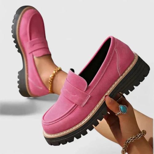 Women's Orthopedic Loafers Slip-On Comfort EVA Insole - Pink