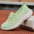 Women's Orthopedic Memory-Foam Arch-Support Slip-On Sneakers - Green