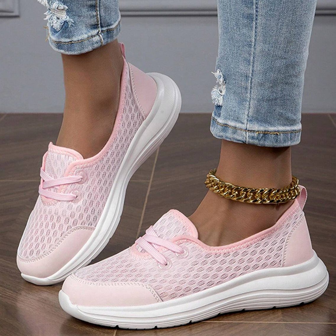 Women's Orthopedic Memory-Foam Arch-Support Slip-On Sneakers