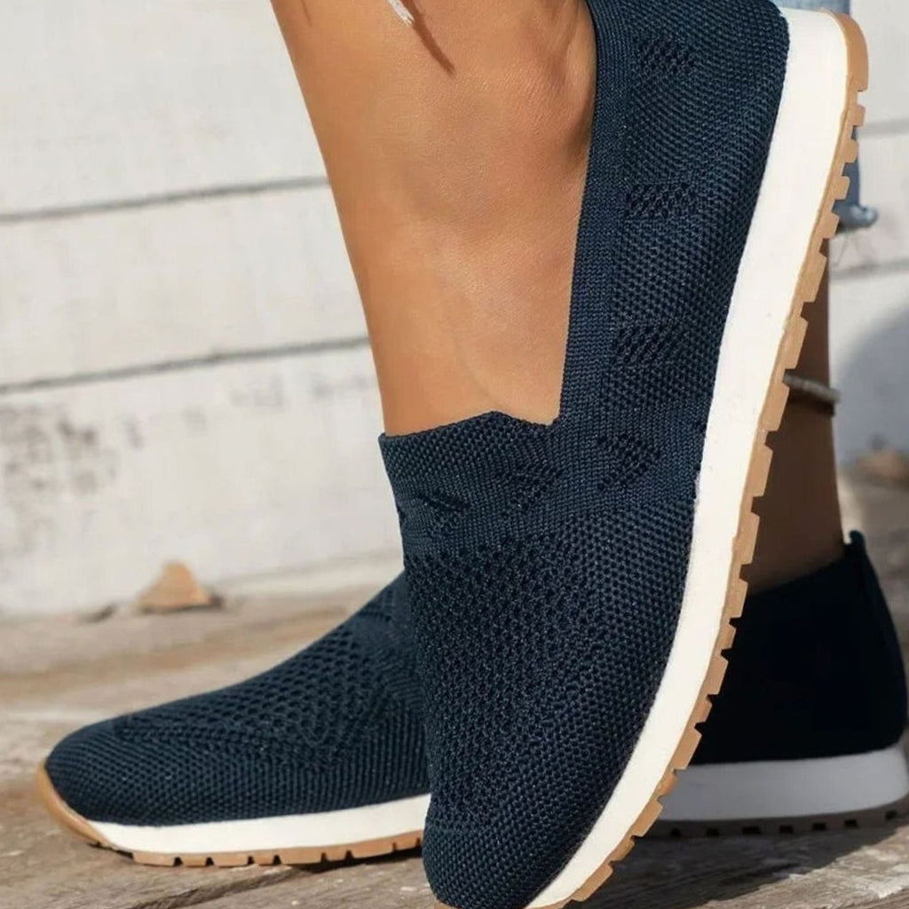 Women's Orthopedic Slip-On Knit Sneakers Cushioned Support