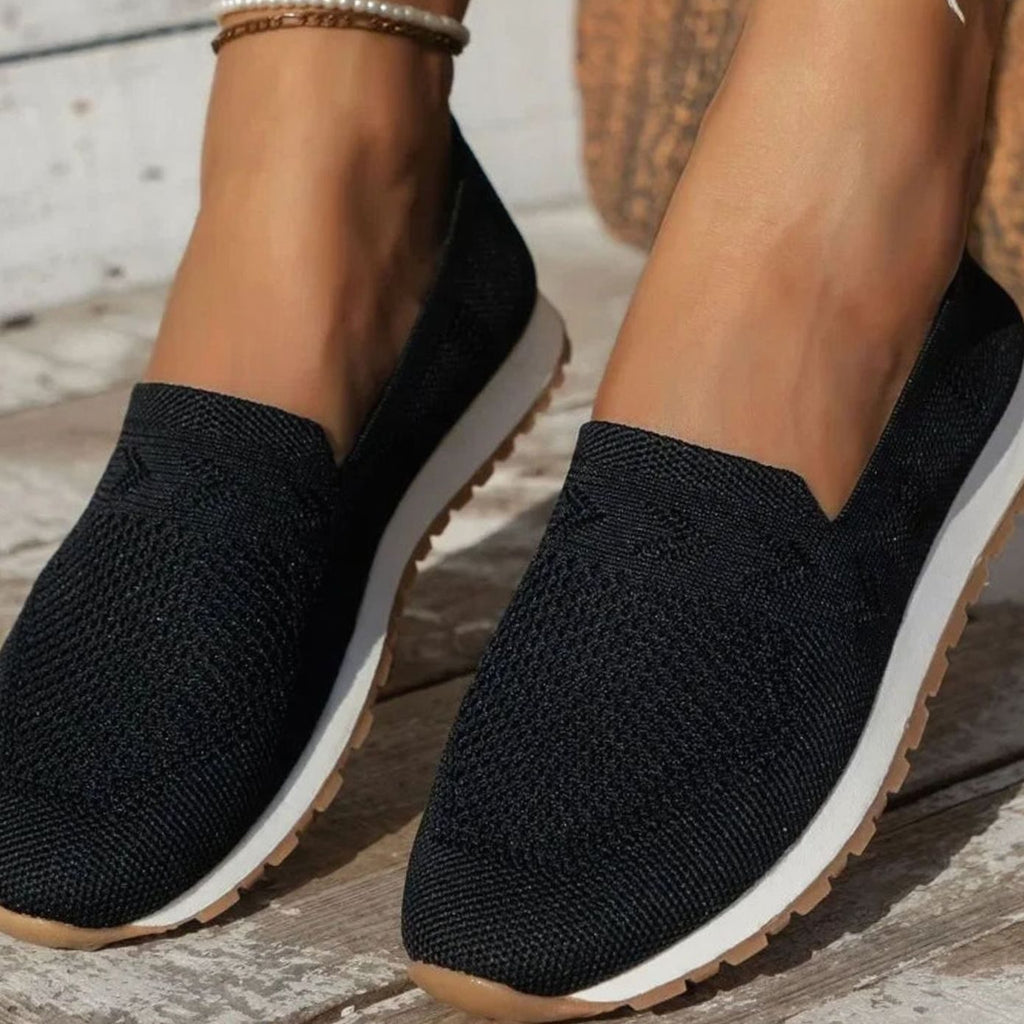 Women's Orthopedic Slip-On Knit Sneakers Cushioned Support