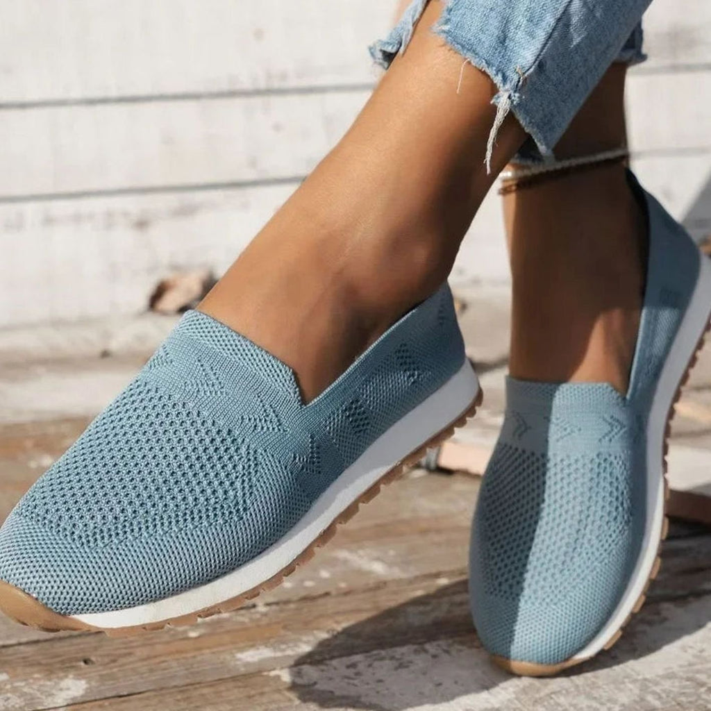 Women's Orthopedic Slip-On Knit Sneakers Cushioned Support