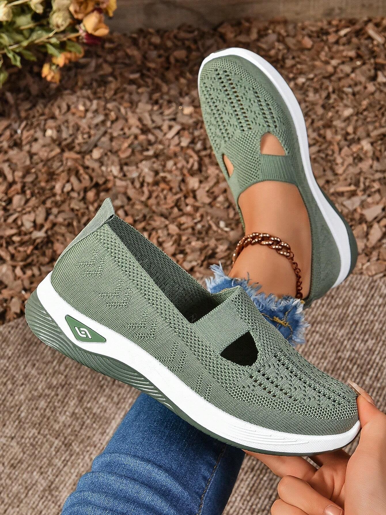 Women's Orthopedic Slip-On Sneakers Mesh Breathable