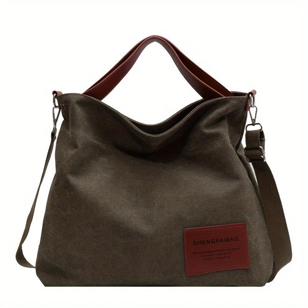 Women's Oversized Canvas Tote Bag Adjustable Shoulder Strap
