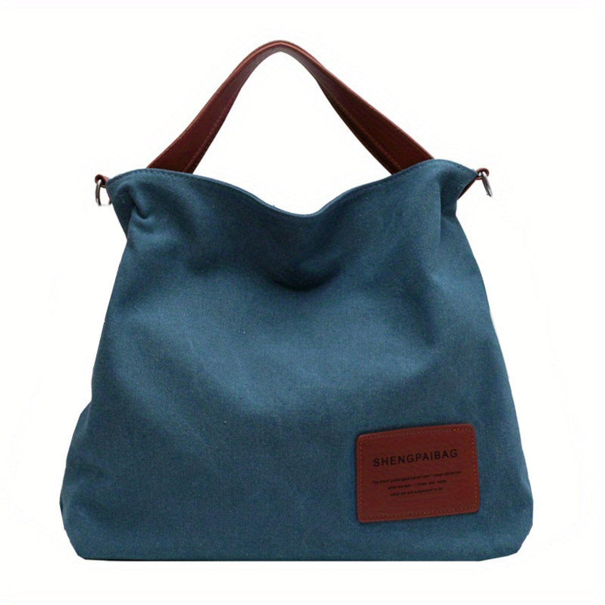 Women's Oversized Canvas Tote Bag Adjustable Shoulder Strap