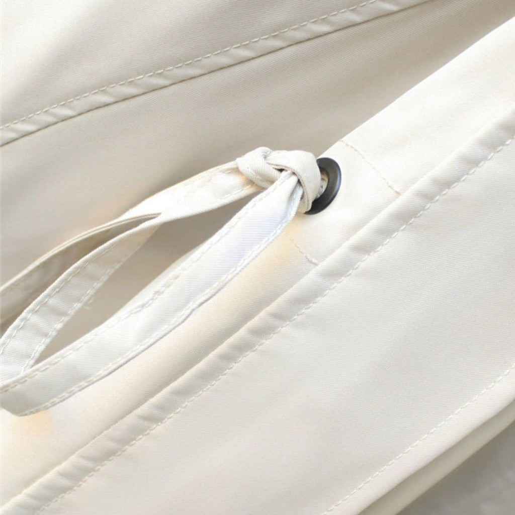 Women's Oversized Double-Collar Waterproof Trench Coat