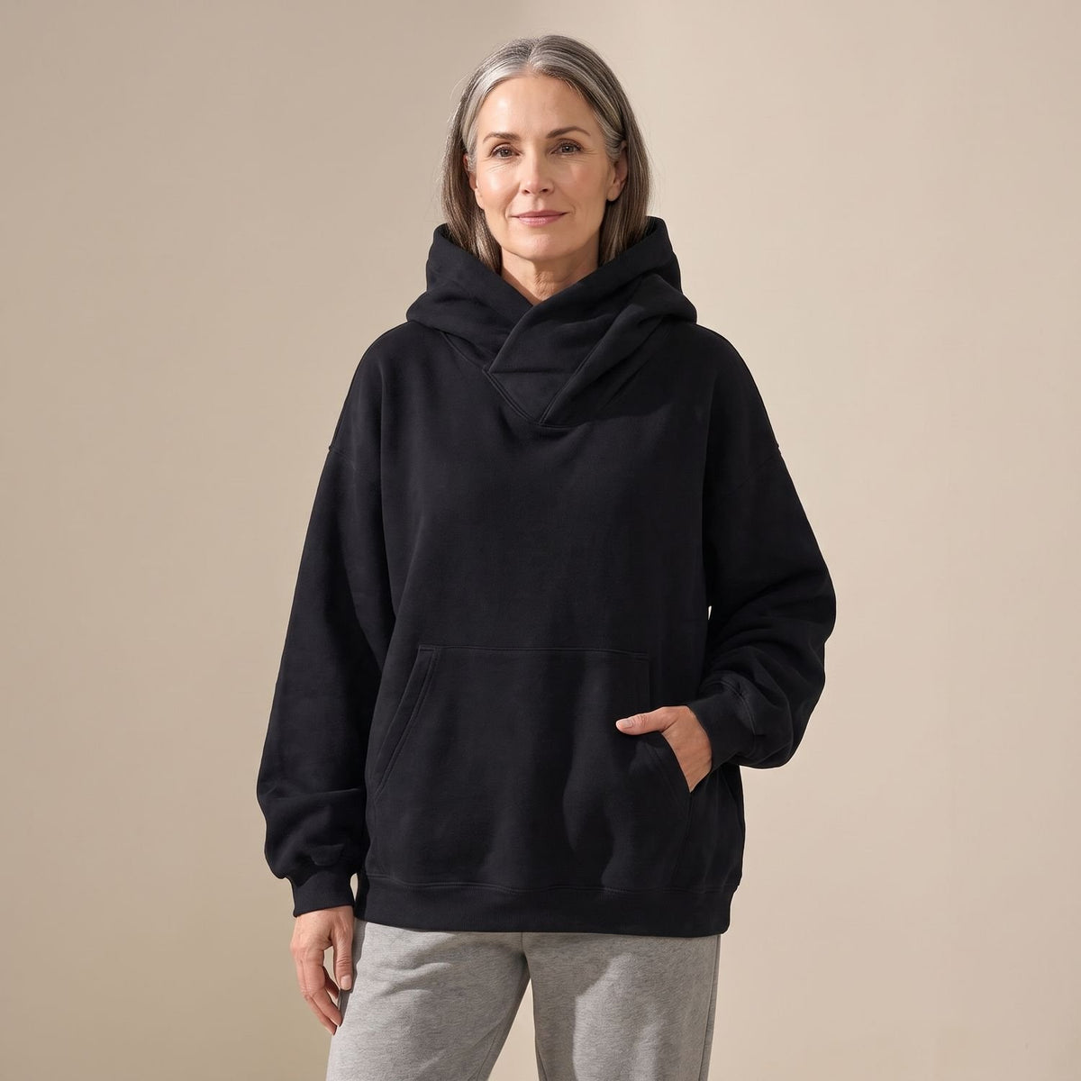 Women's Oversized Fleece Hoodie Pullover Sweatshirt