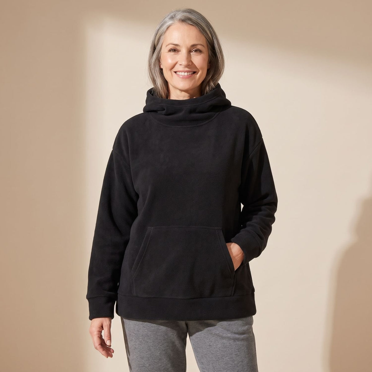 Women's Oversized Fleece Hoodie Pullover Sweatshirt