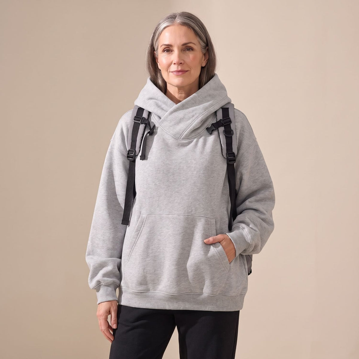 Women's Oversized Fleece Hoodie Pullover Sweatshirt