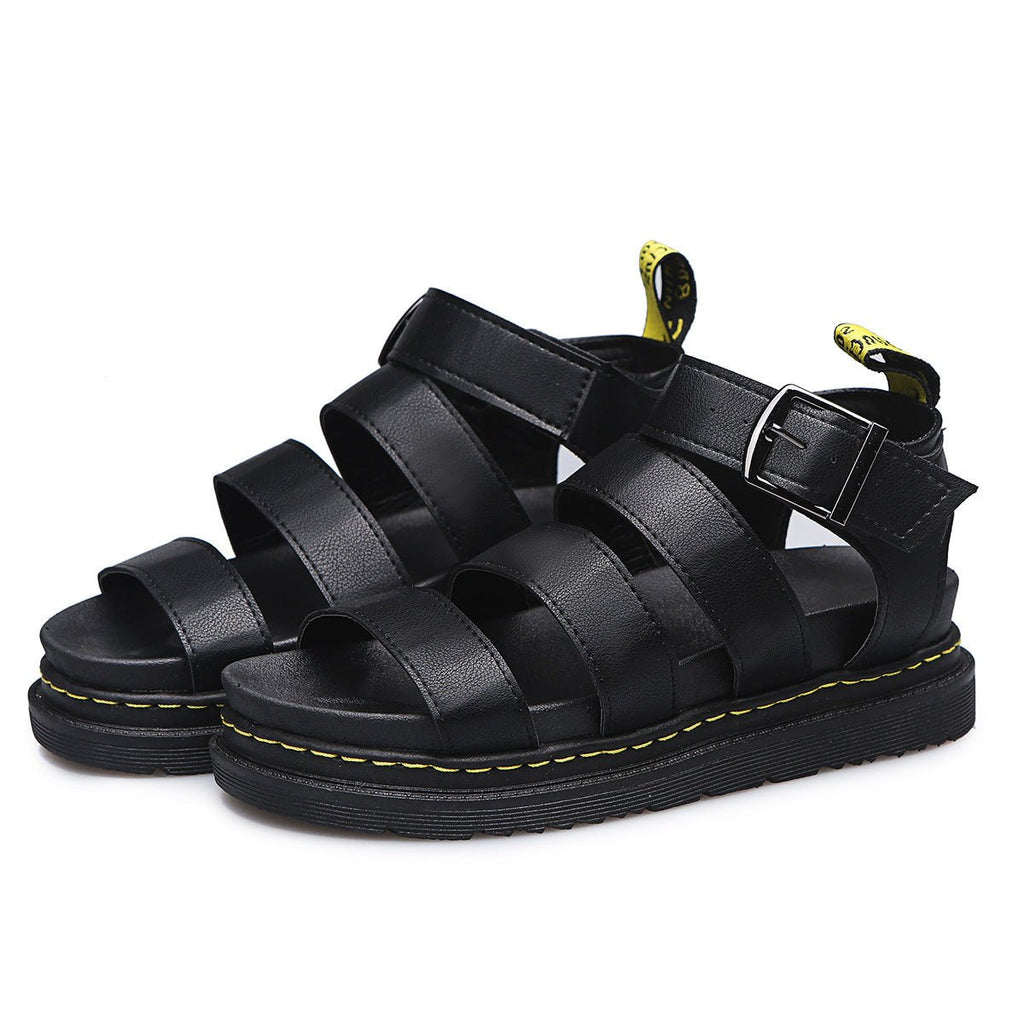 Women's Platform Strappy Buckle Comfortable Sandals